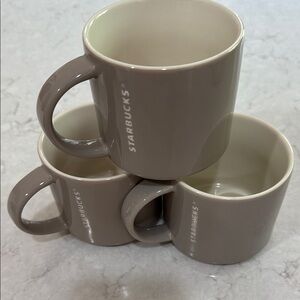 Starbucks Gray Ceramic Mug Set 14 oz